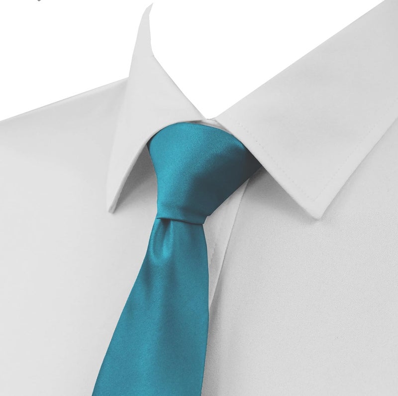 Trilece Ties for Men - Men's Solid Color Ties - Formal Neckties for Men - Neck Tie for Man - Image 3